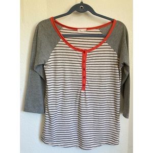 Striped Raglan T-shirt